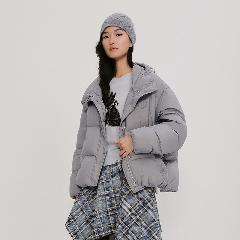【轻羽系列】LY荷比俪冬连帽设计轻盈鹅绒HDF42560007