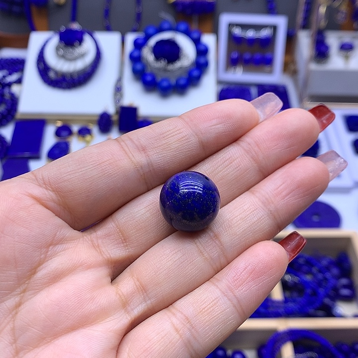 青金石配饰单珠16.2未镶嵌J*