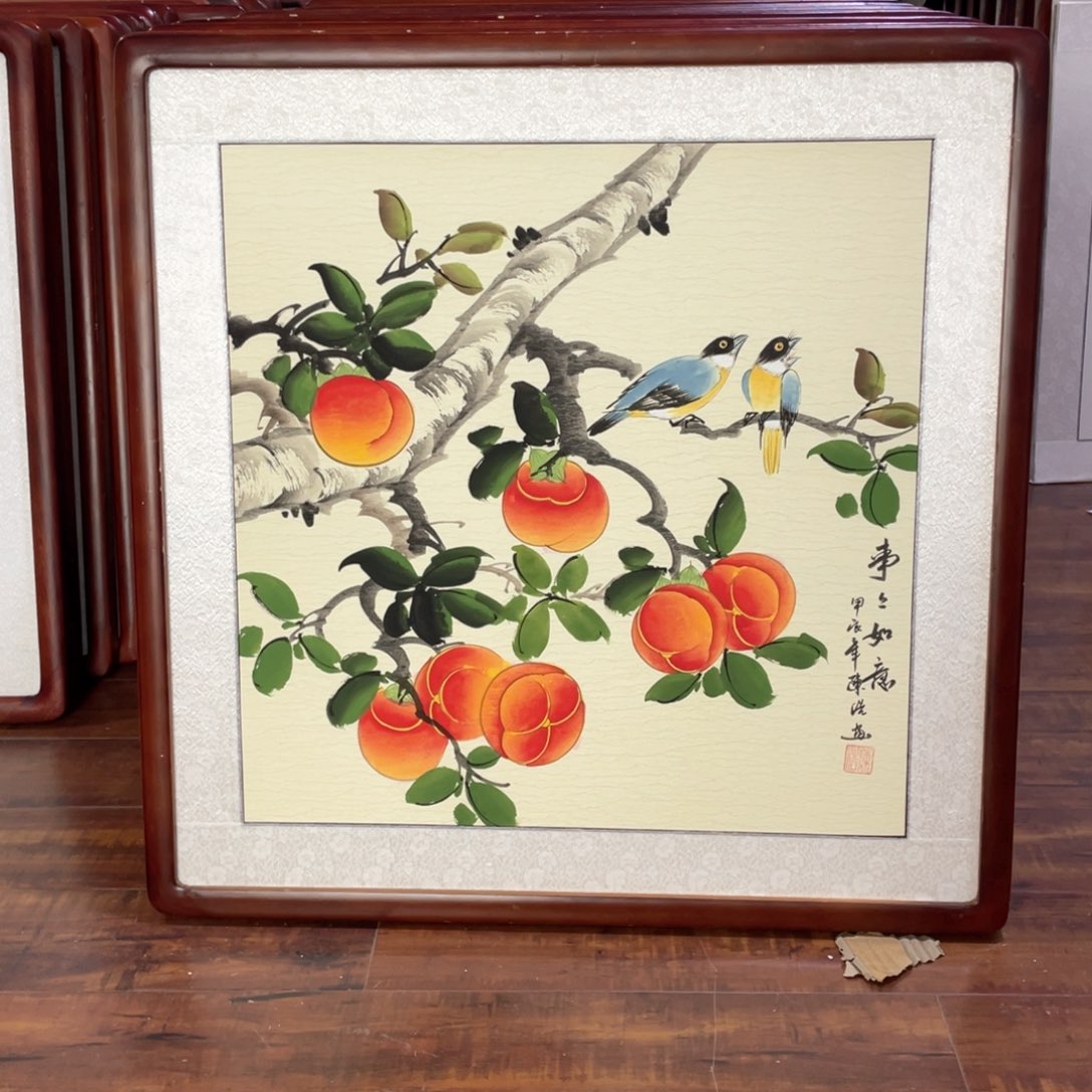 国画带框尺寸63*63厘米