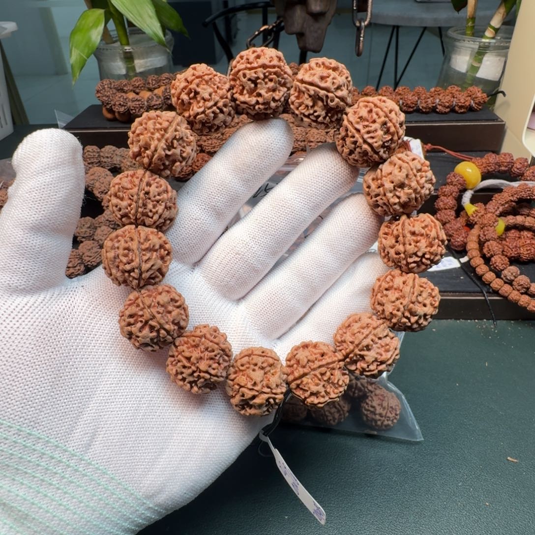 金刚菩提手串22荔枝纹六瓣