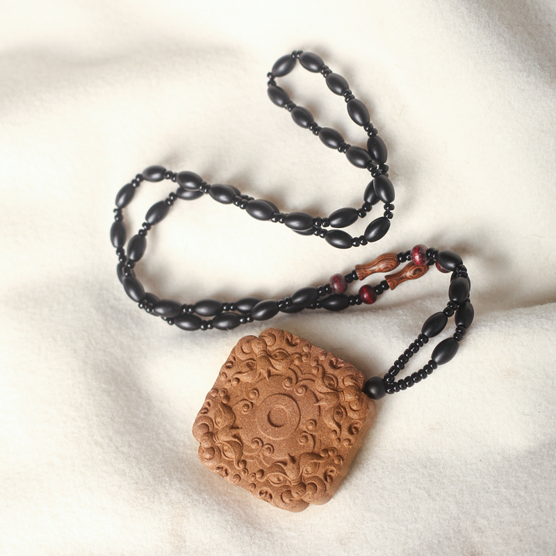 【小冠】四方貔貅鹅梨香牌 古法合香牌 天然手作工艺