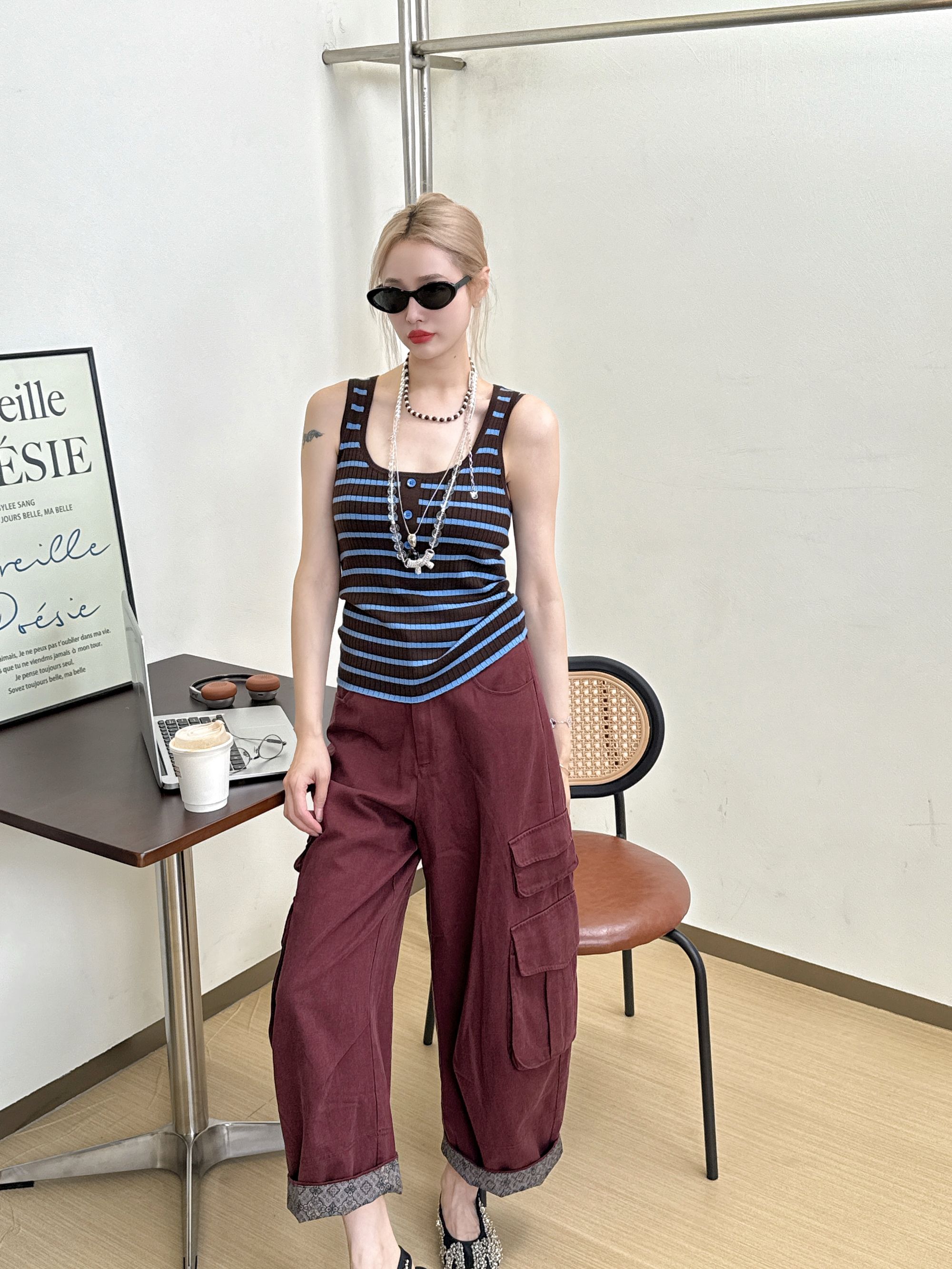 【PingPing】Asyus 工装八分裤A25PFK306