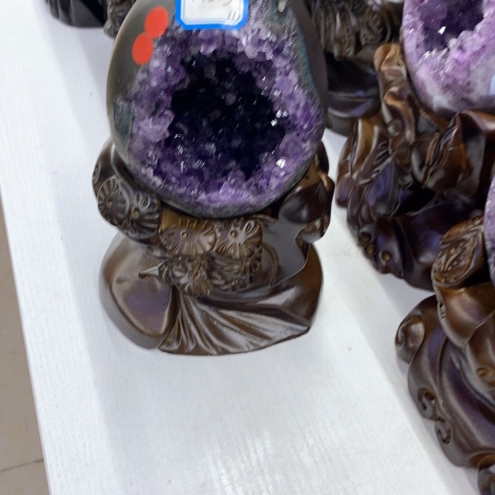 紫晶摆件未镶嵌莹