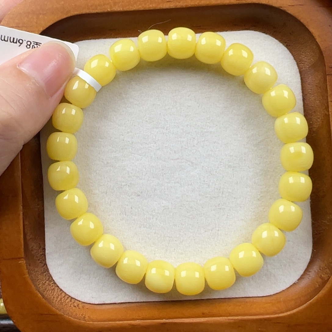 蜜蜡未镶嵌珠宝奇石8.6mm