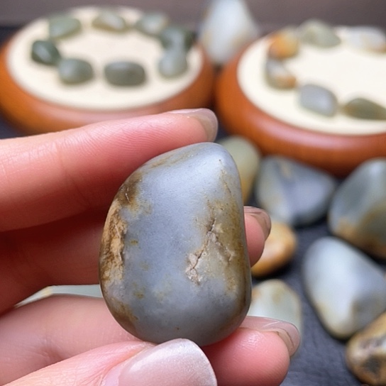 和田玉颈饰未镶嵌，9