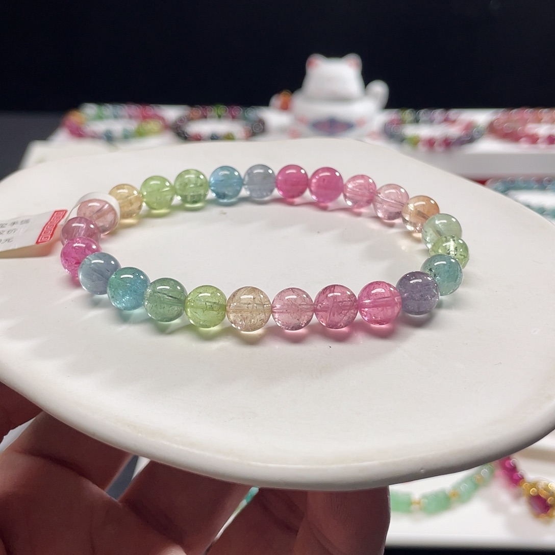 手链未镶嵌碧玺7.9甜美人鱼