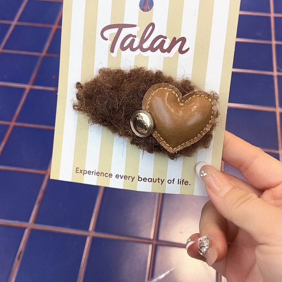 布艺铁合金新款掰掰夹