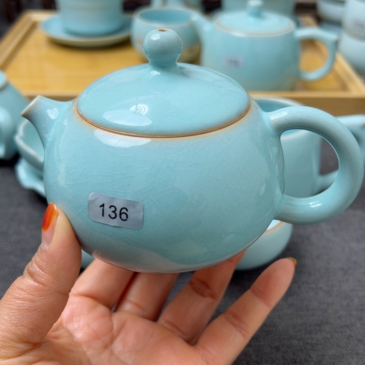 杯如**闭天青色西施壶一级