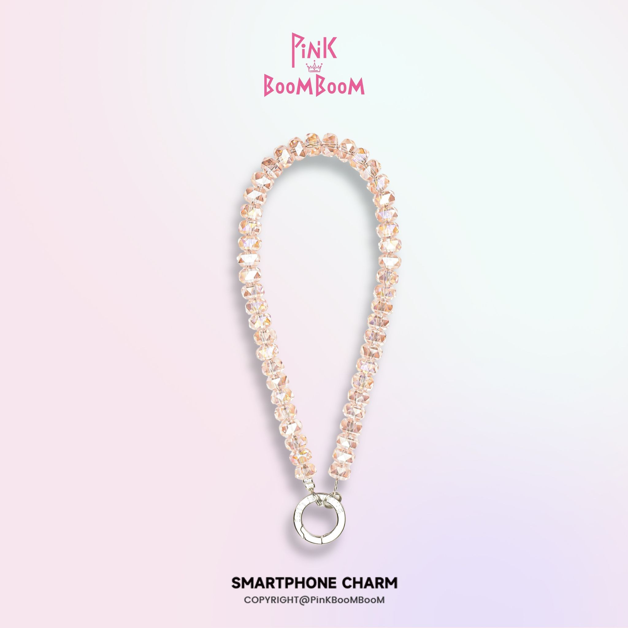 PinKBooM密丝手机链女款网红短款创意ins防丢钥匙扣挂绳手提手工