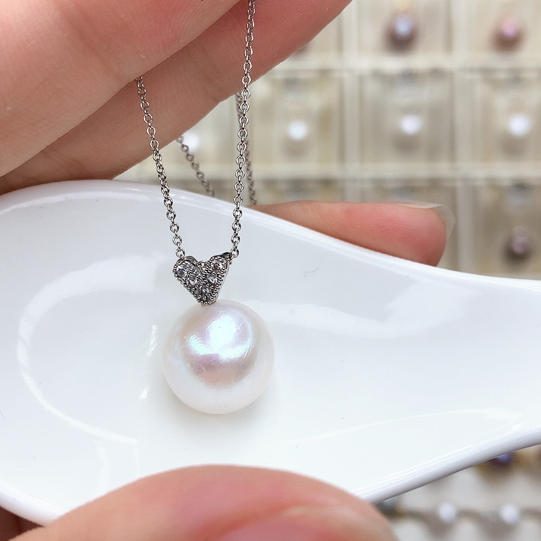 淡水珍珠颈饰合金