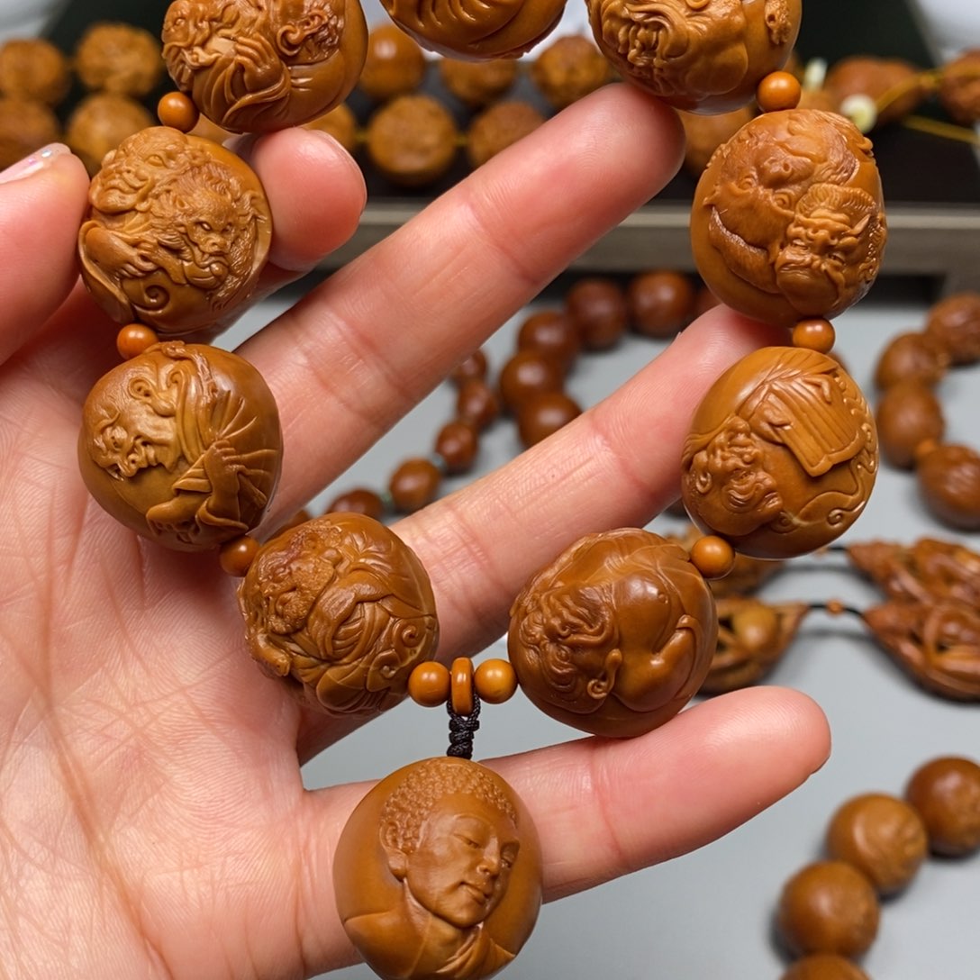 橄榄核吊坠十八罗汉