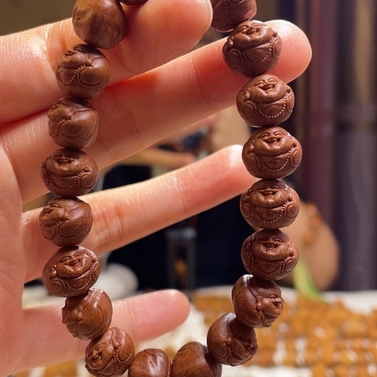 橄榄核手串/手链龙纹桃核