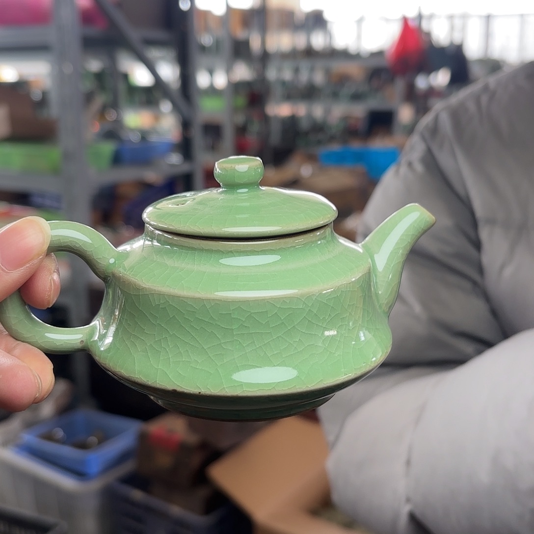 龙泉云间青瓷小米茶器