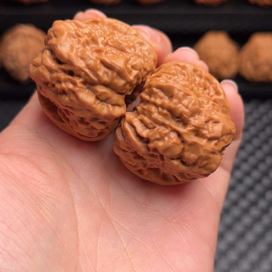 文玩核桃把件40蛤蟆头