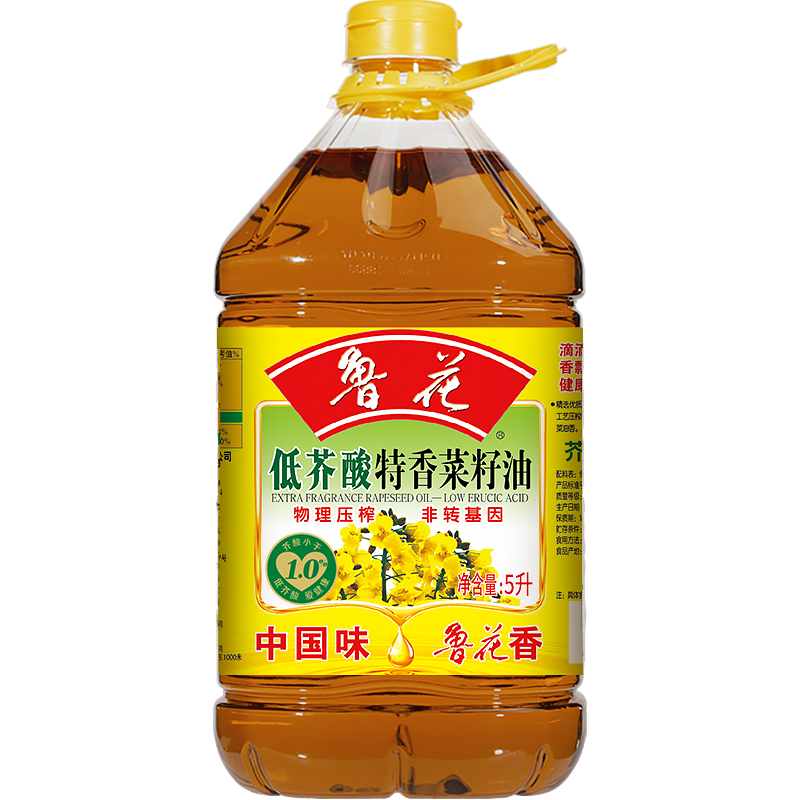 鲁花低芥酸特香菜籽油5L*1