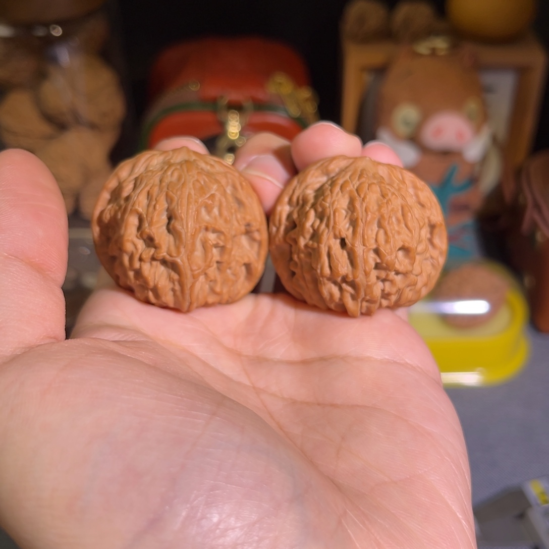 文玩核桃吊坠磨盘