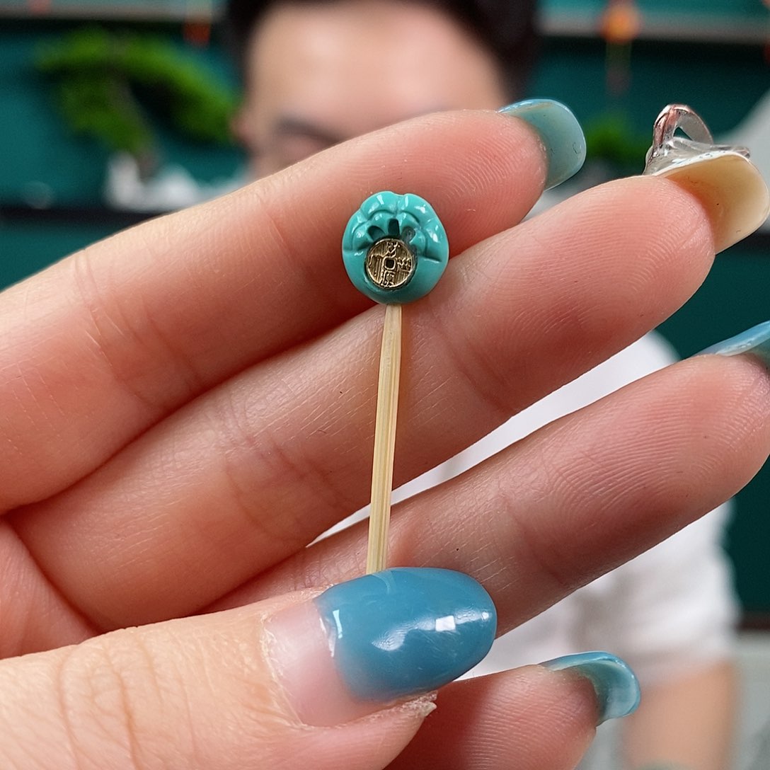 绿松石珠宝奇石未镶嵌