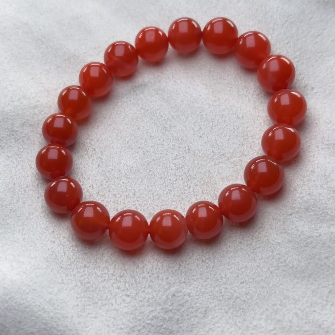 南红玛瑙手串未镶嵌