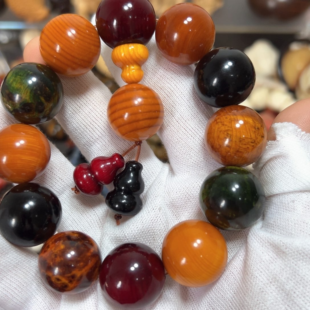 【闪购商品】非洲檀香无事牌20单圈手串