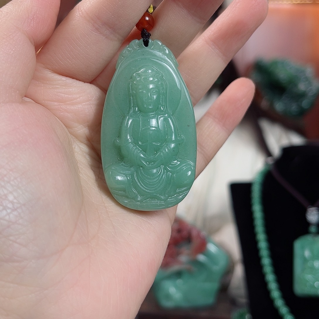 密玉（石英质玉）吊坠未镶嵌