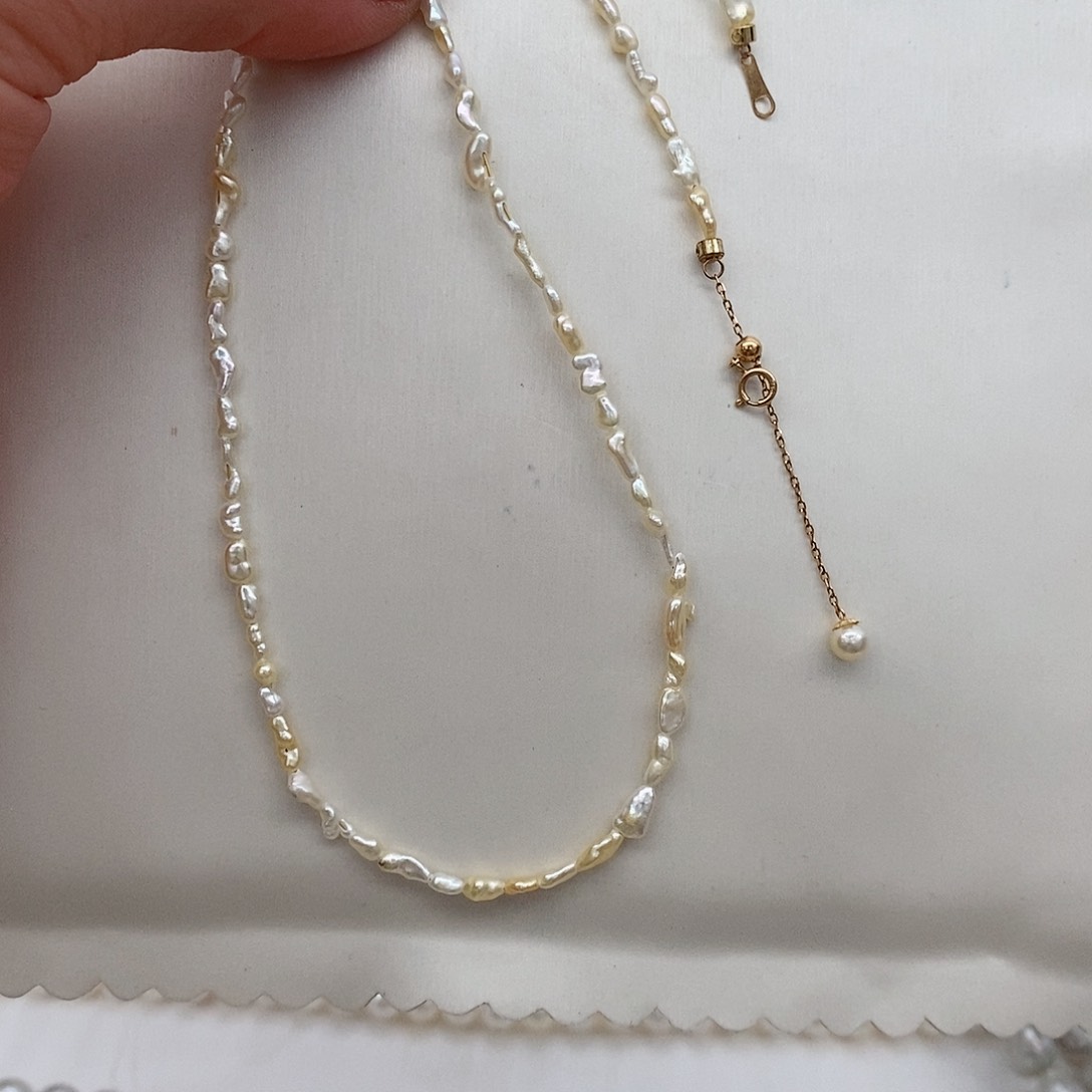 海水珍珠颈饰18K金镶嵌