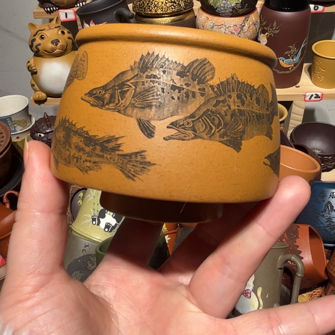 紫砂茶杯宜兴紫砂主人杯