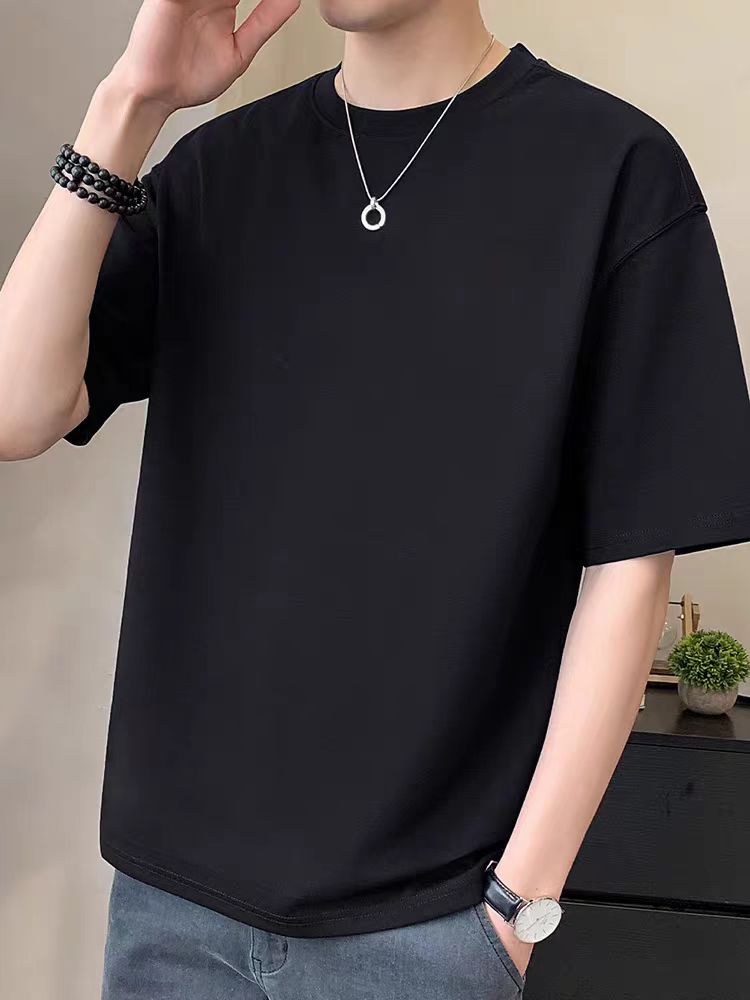 2025新款长袖【备用】 集合链接短袖 百搭男士圆领短袖t恤