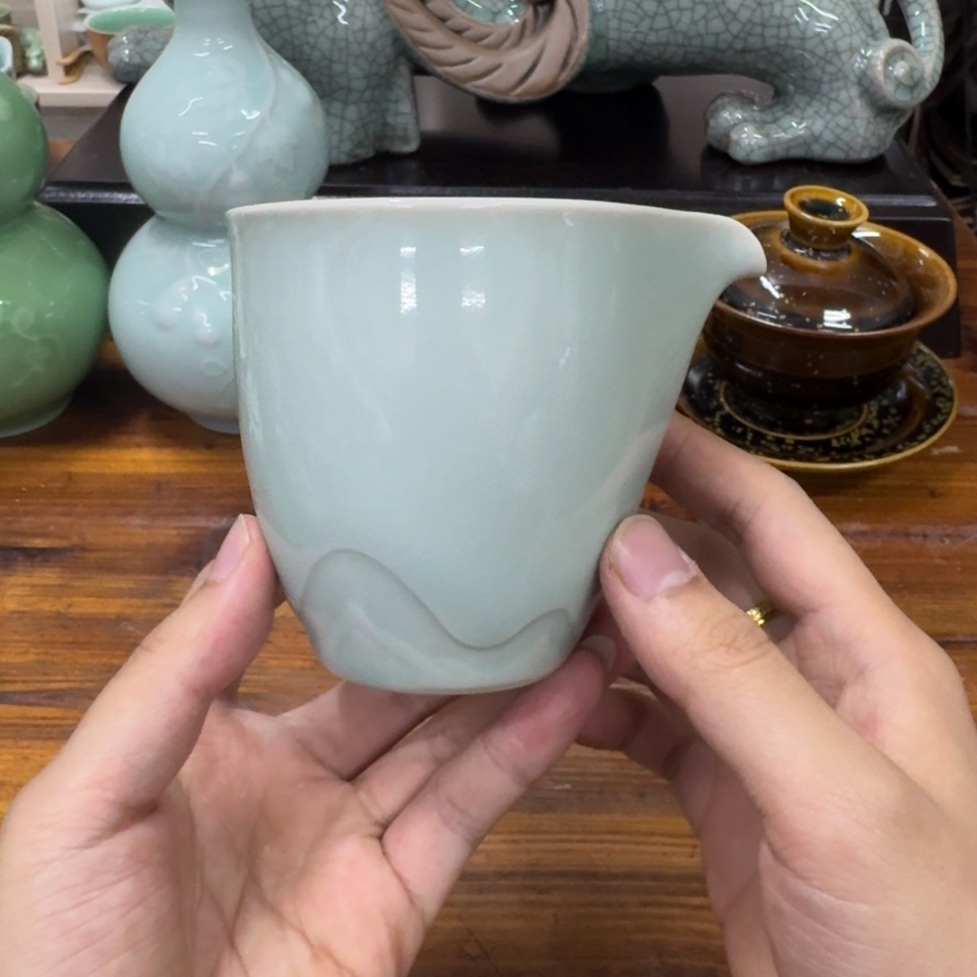 龙泉青瓷茶具微瑕7318