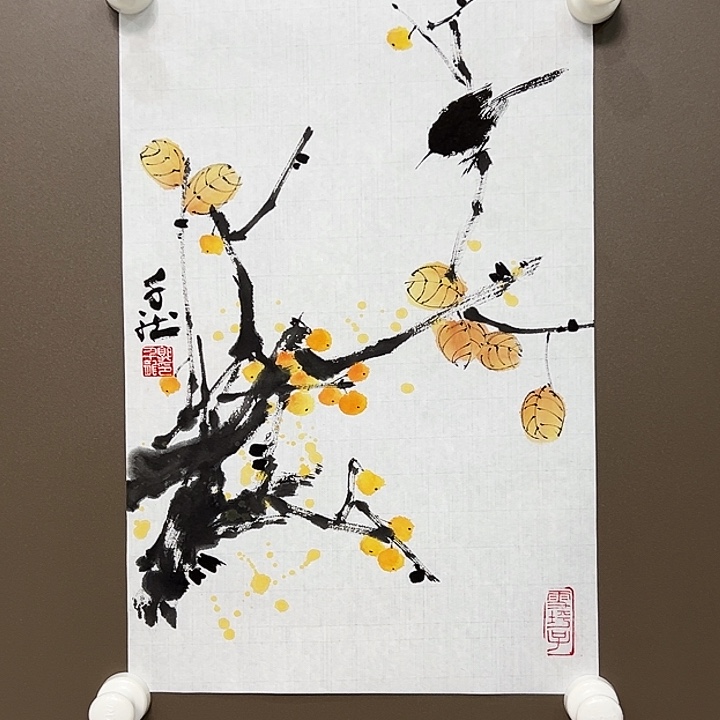 国画郭千龙   手绘原创