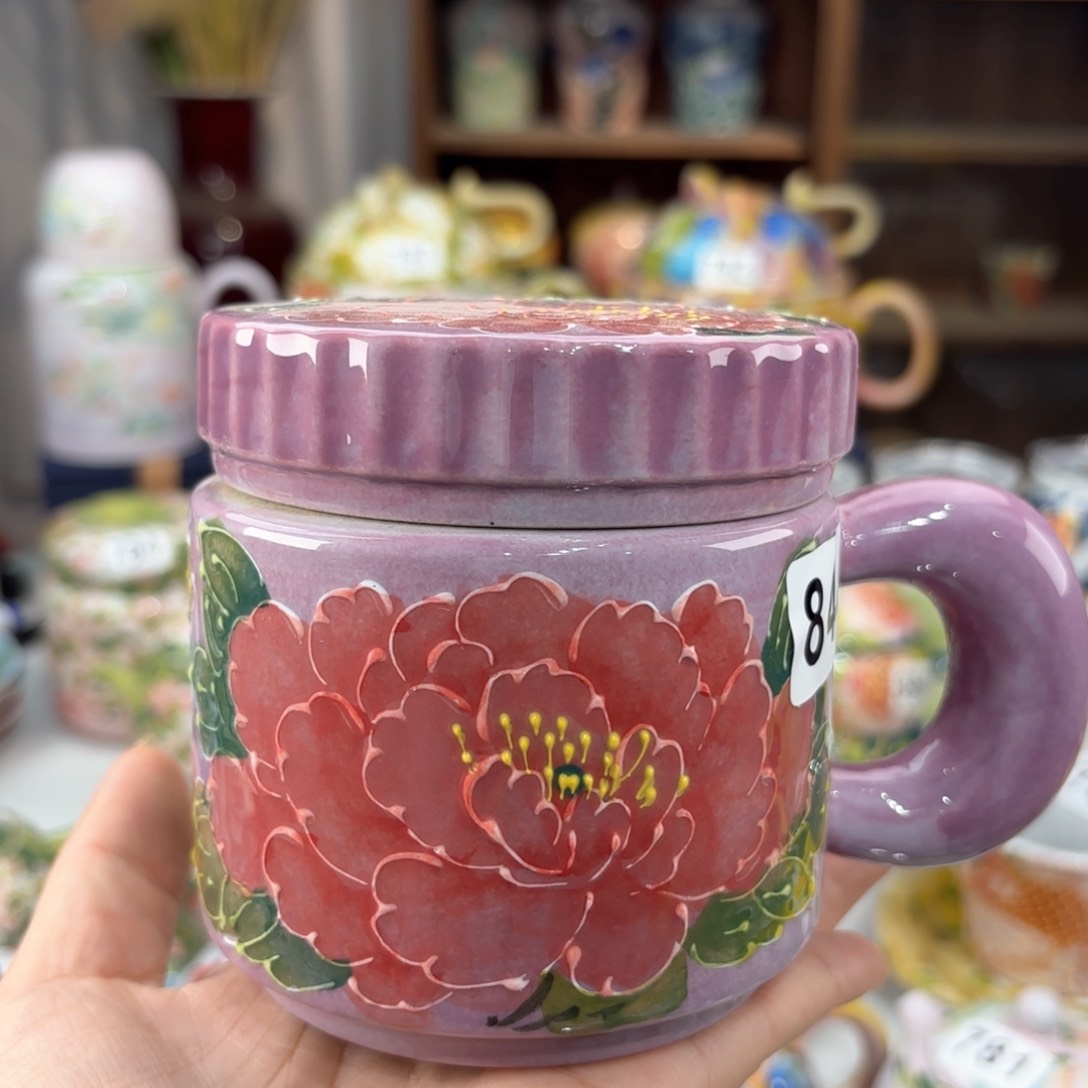 景德镇手绘高温釉下彩陶瓷茶具
