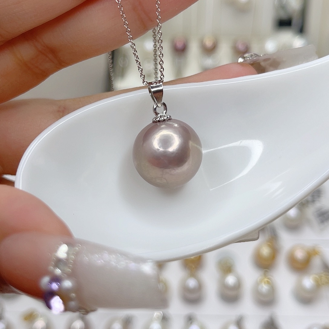 淡水珍珠合金吊坠(赠链)