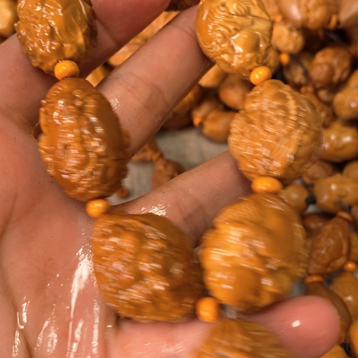 橄榄核手串/手链格***板橄榄微瑕8号