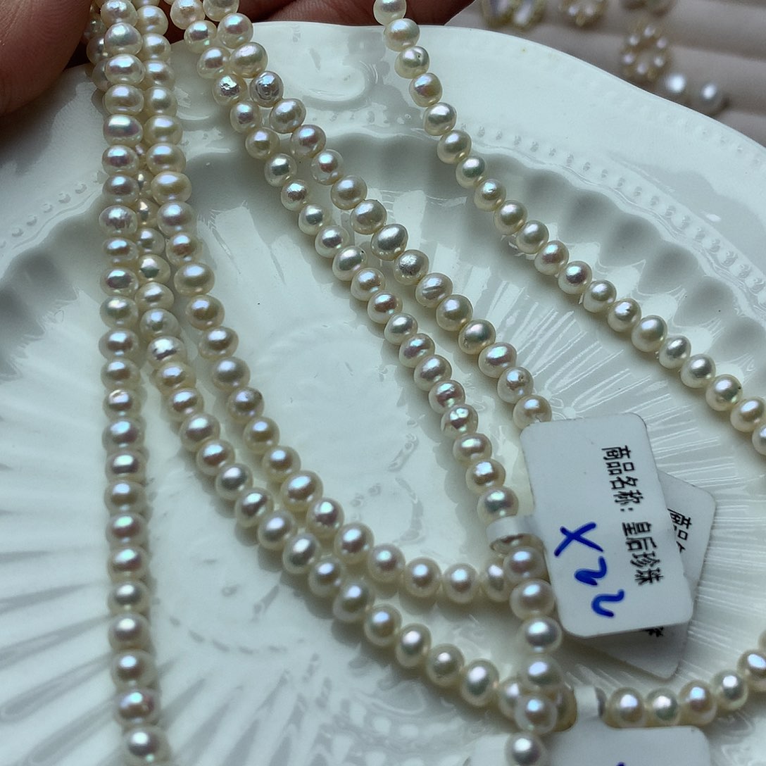 淡水珍珠4-5未镶嵌x22项链