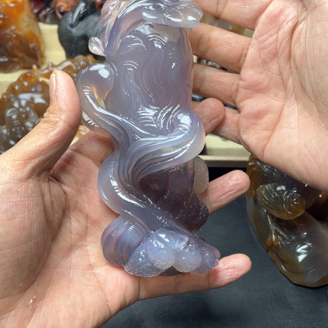 玛瑙/玉髓玛瑙未镶嵌龙*