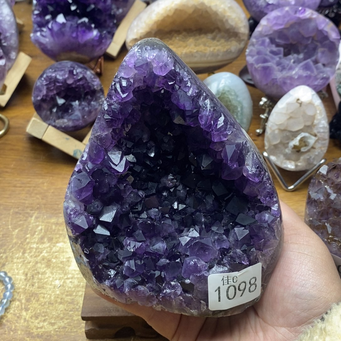 未镶嵌大型摆件（非配饰）紫晶?***k