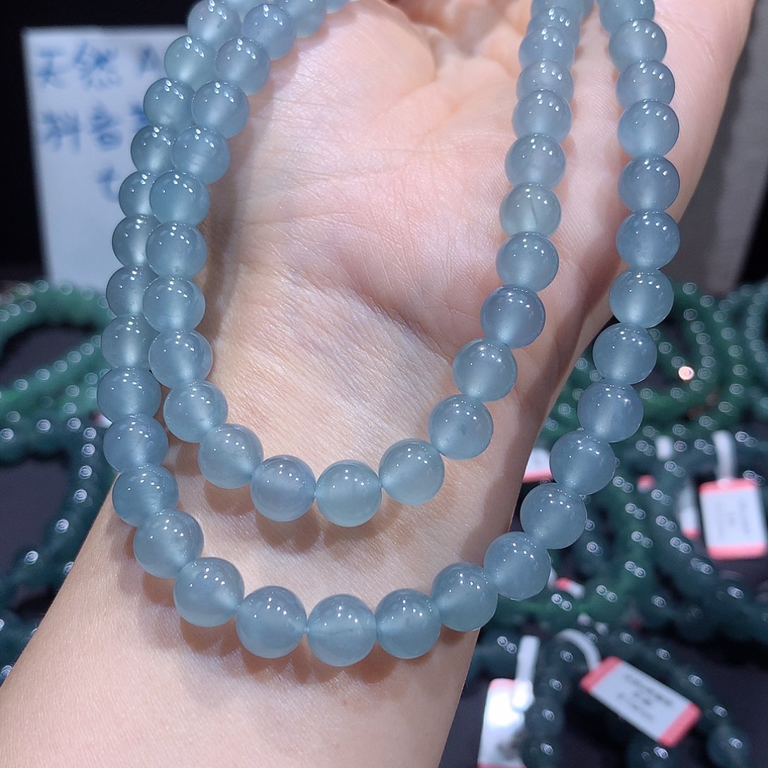 未镶嵌手串翡翠繁**锦正品纯天然A货翡翠项链