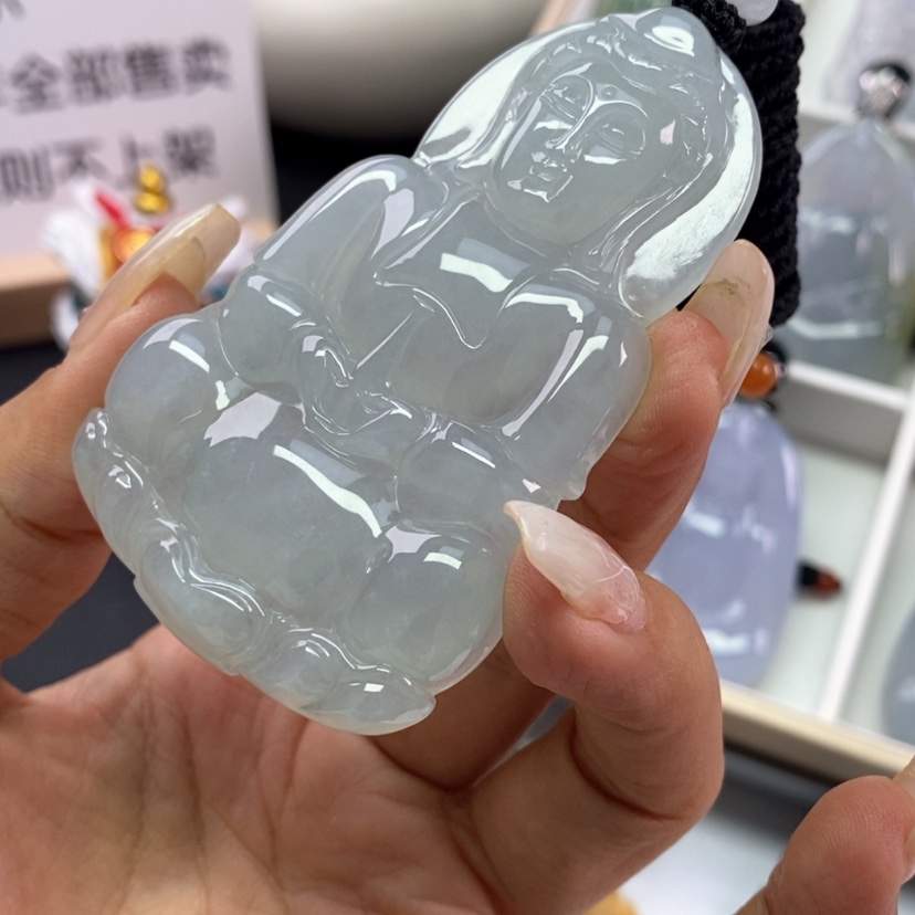 【闪购商品】翡翠颈饰未镶嵌踏**铭翡翠