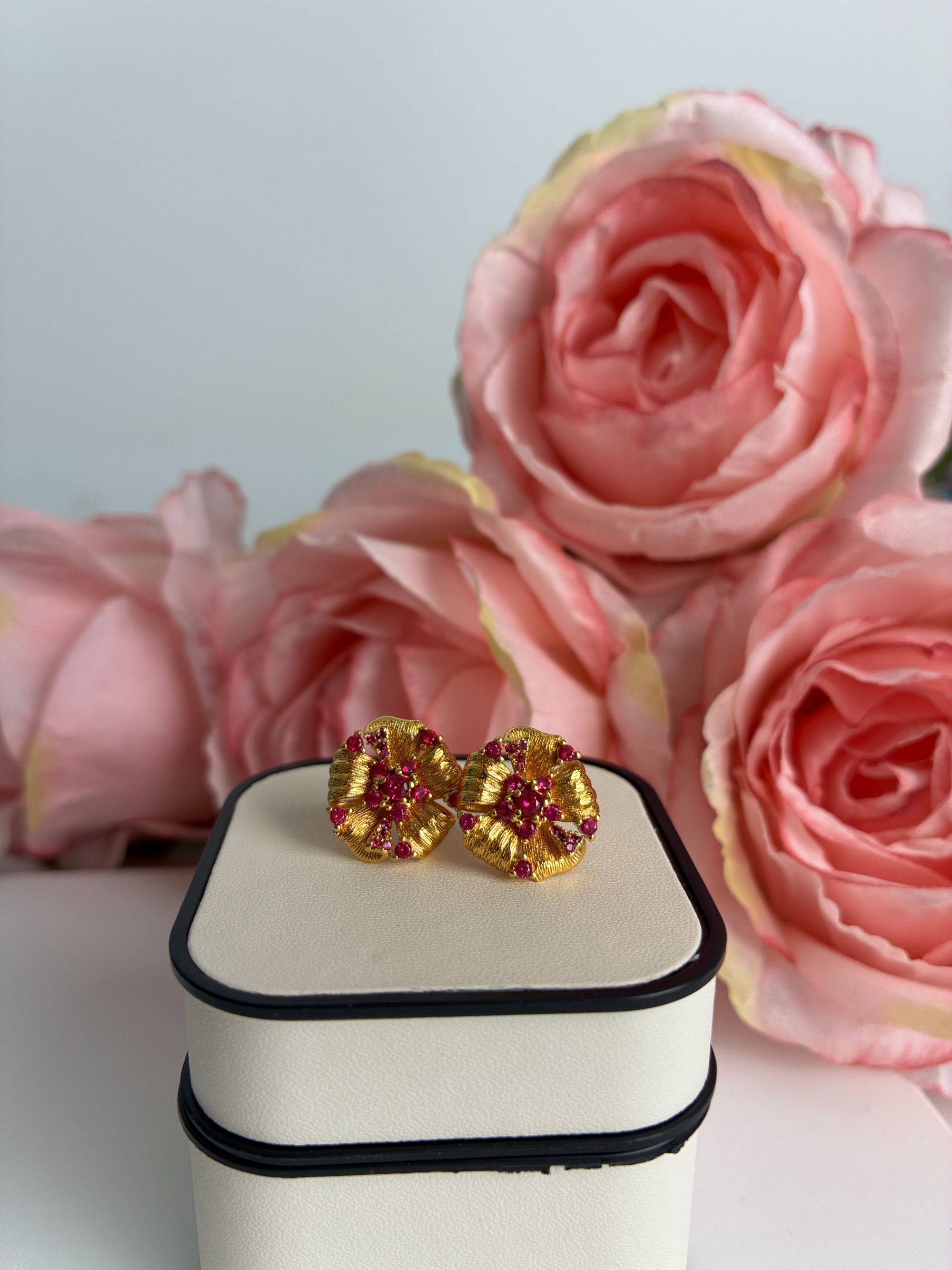 高定珠宝红宝耳饰HF3320S