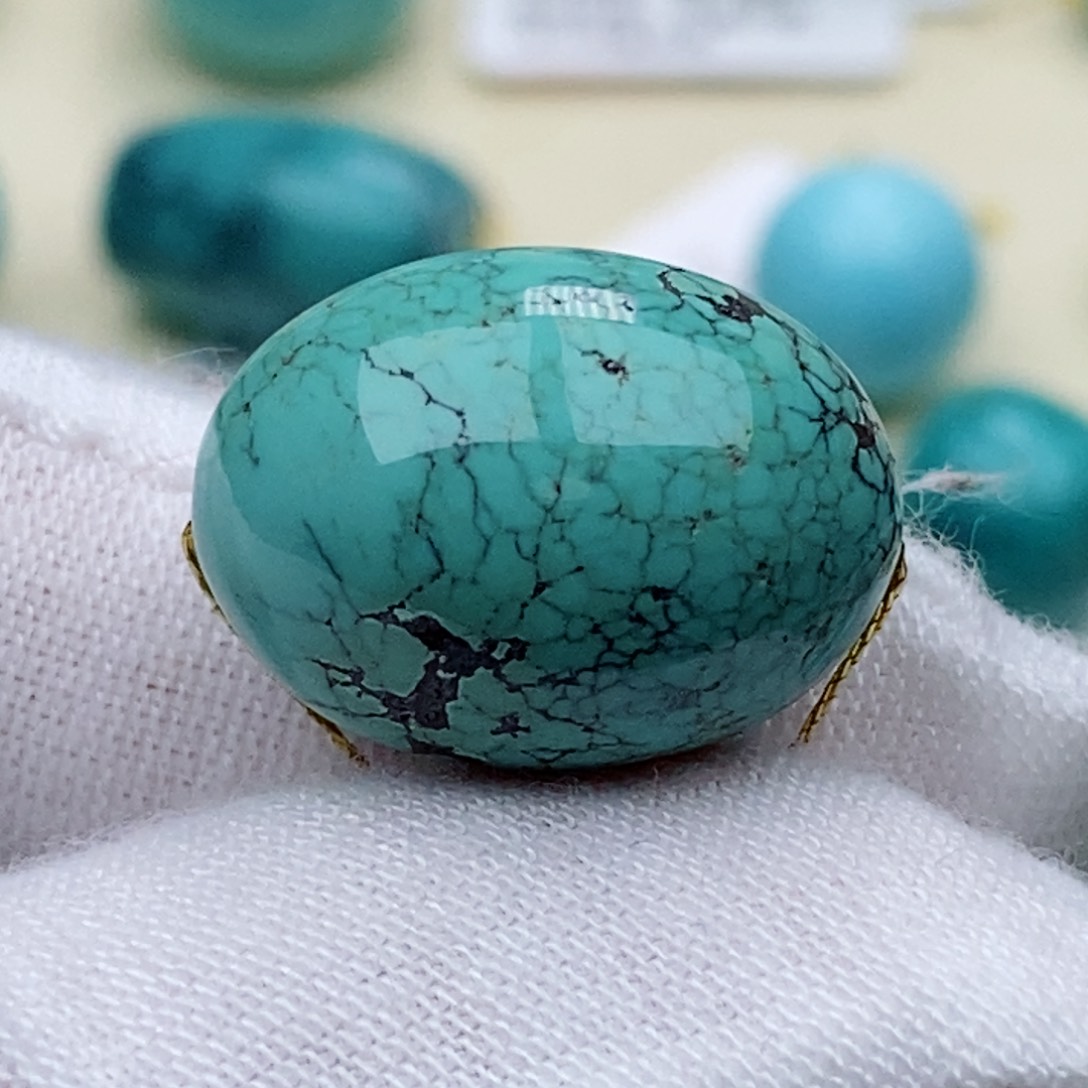 未镶嵌绿松石珠宝奇石祈*