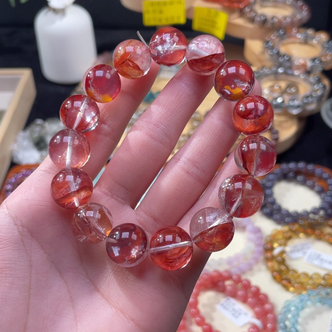 水晶手链未镶嵌夫*14mm   1080