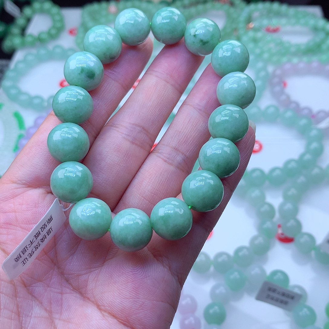 翡翠未镶嵌毛衣链20