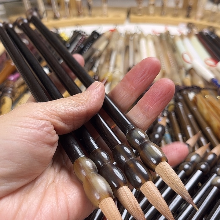 黑檀杆老狼毫4支出锋2.8左右