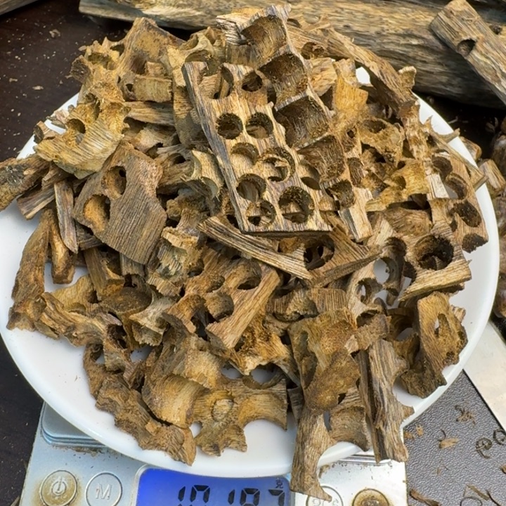 沉香沉香碎屑白棋楠车珠料100克