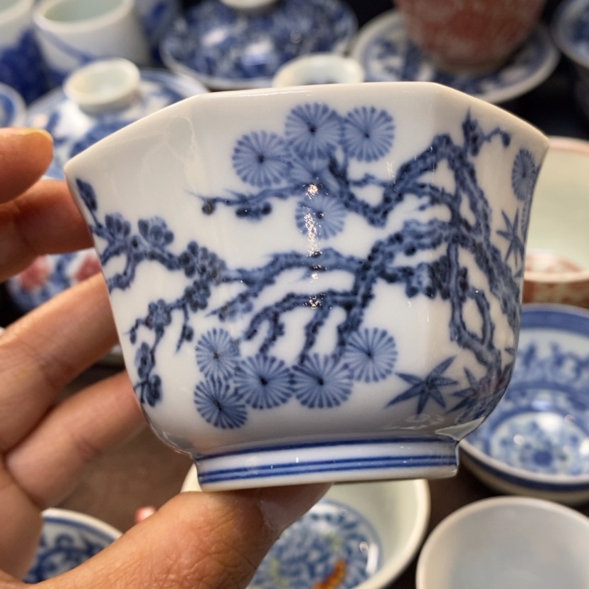 【闪购商品】景德镇青花主人杯
