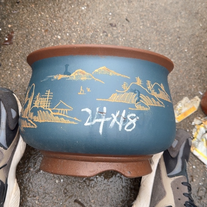 紫砂花盆特价清仓