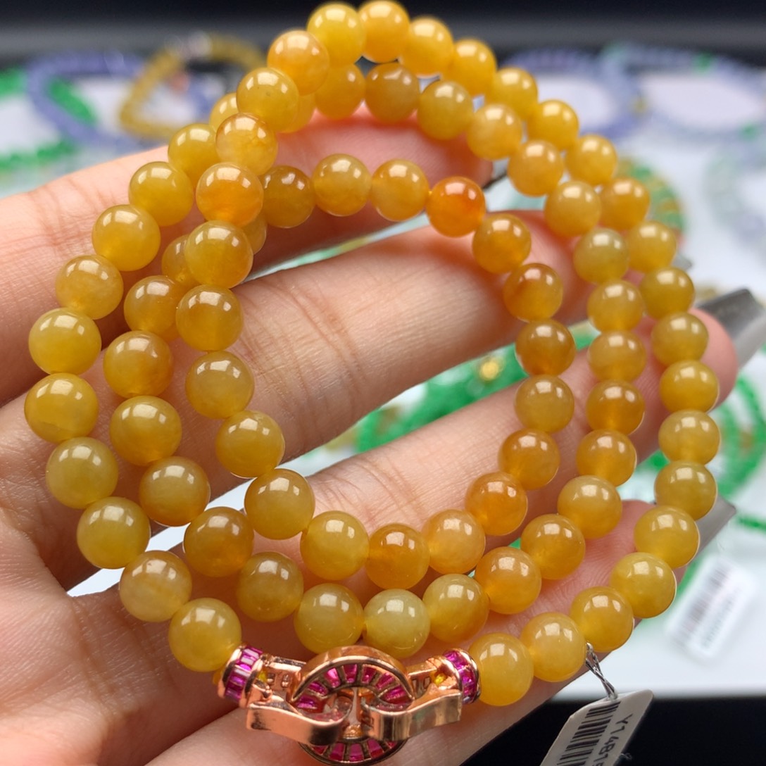 翡翠手链未镶嵌卡