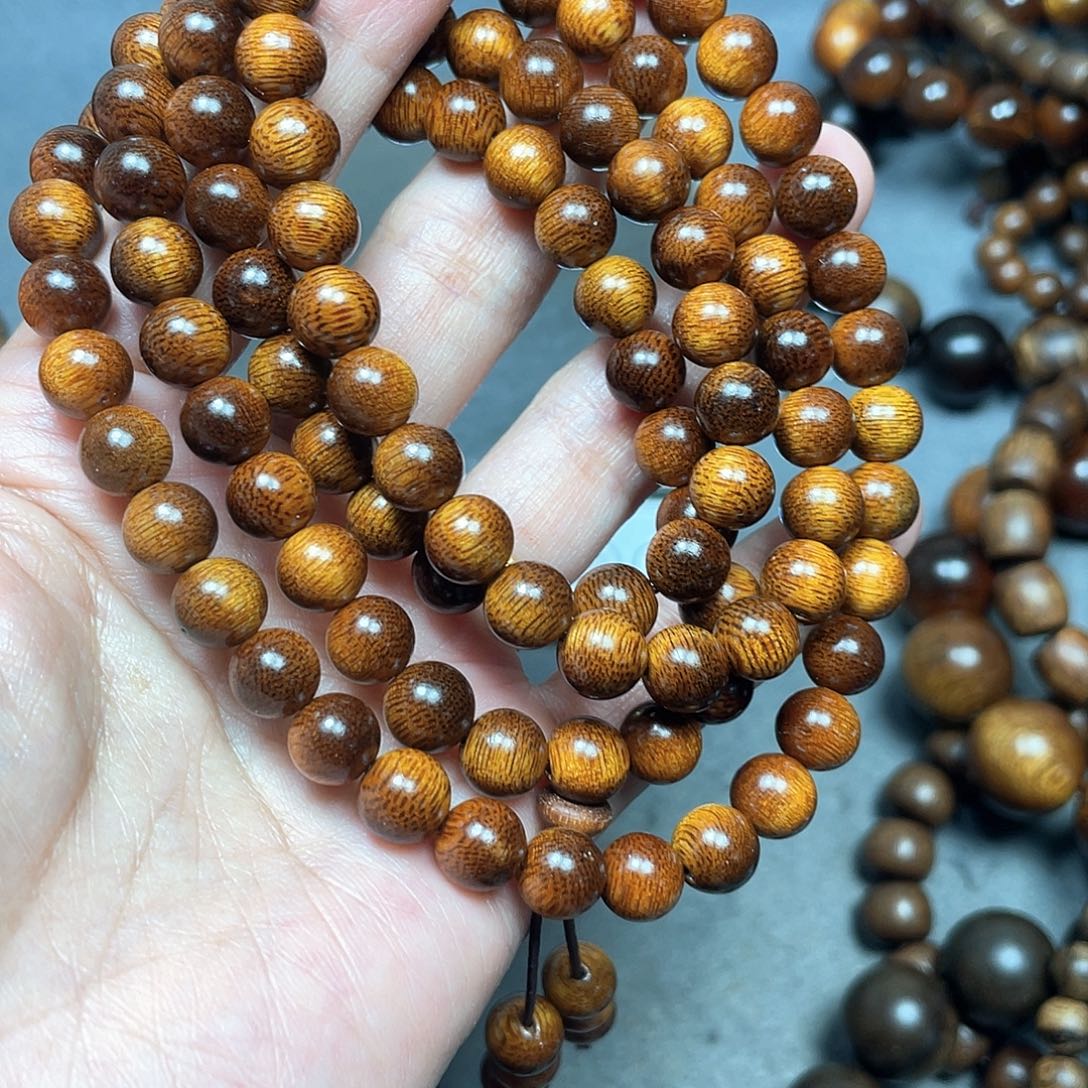 沉香手串启*富森红土0.8