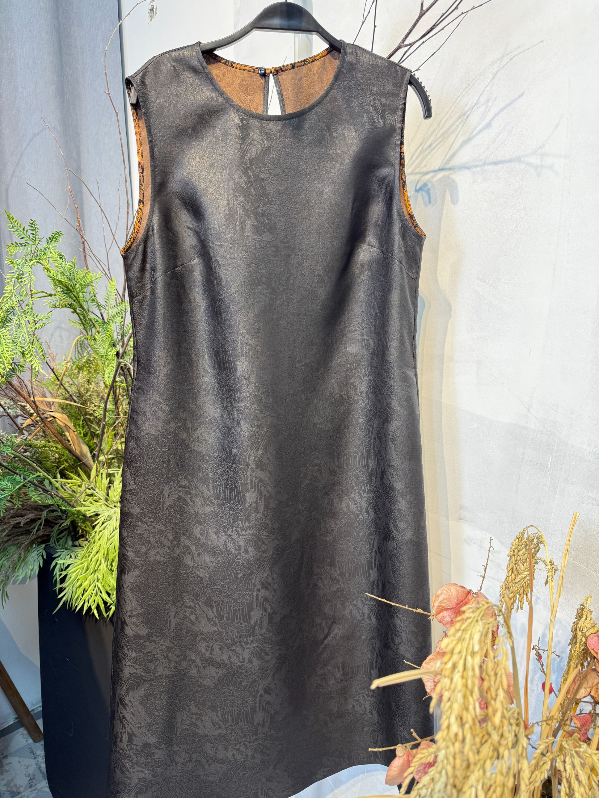  香云纱背心裙 新中式国风女装 F26055