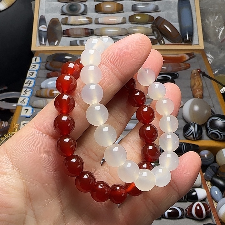 玛瑙/玉髓未镶嵌手串
