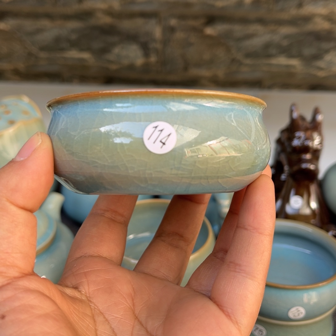 【闪购商品】菲*炉式杯原矿手工杯汝瓷